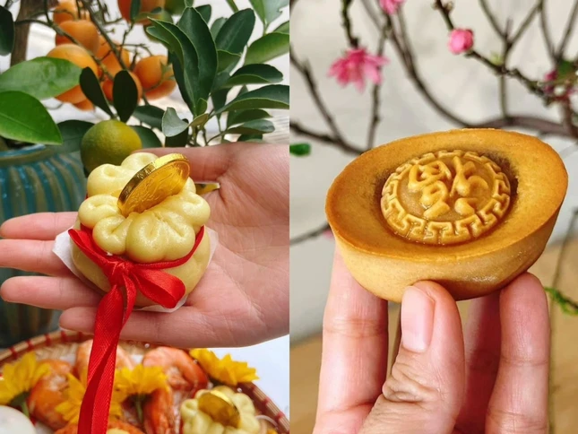 Mâm cúng Thần Tài tiền triệu ngập tôm, cua khủng, nhà giàu mạnh tay mua lễ ảnh 4
