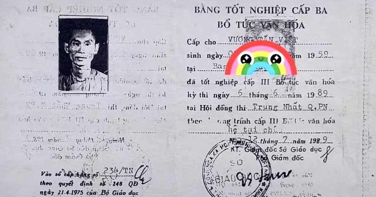 Ho Chi Minh City Department of Education and Training: Mr. Vuong Tan Viet's name is not on the list of candidates for the cultural supplementary exam.