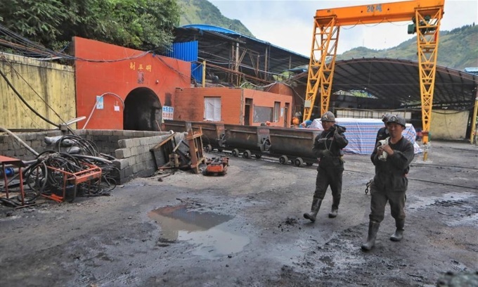 A coal mine in Panzhou city, Guizhou province, China, in 2018. Photo: Xinhua