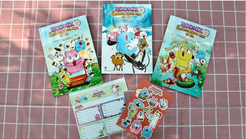 L'icône du réseau social Zookiz est présente dans la bande dessinée 1