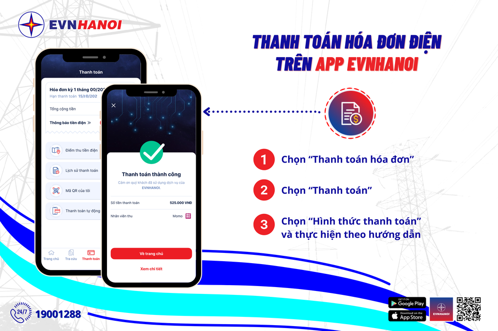 Hà Nội: 100% khách hàng thanh toán tiền điện không dùng tiền mặt - 2