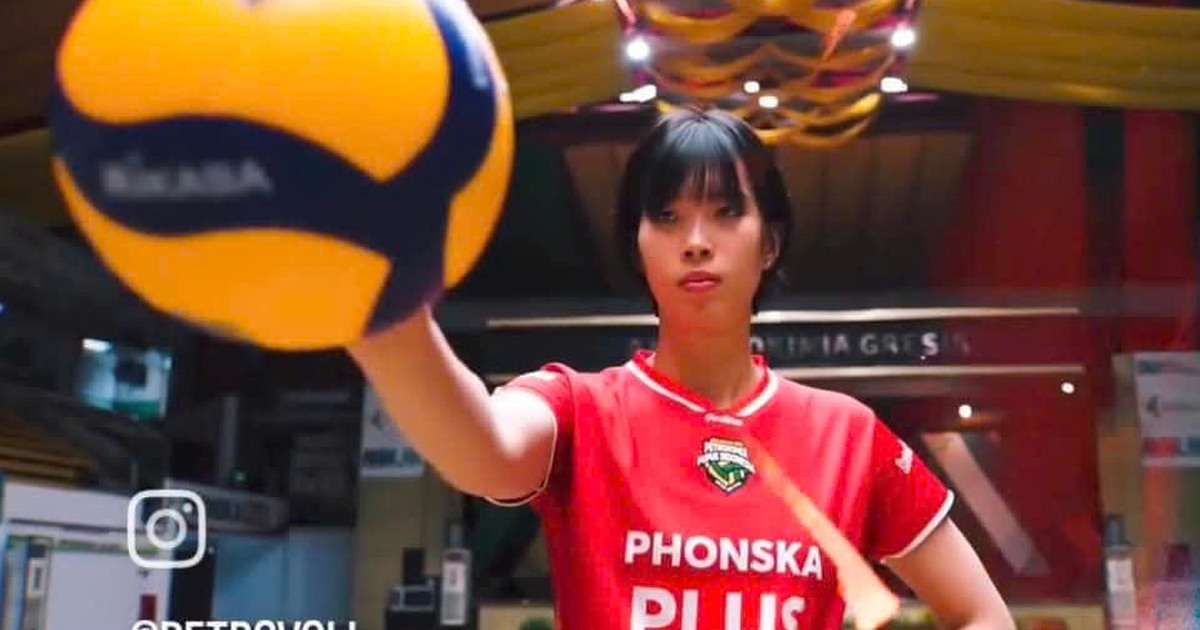 Rookie Tran Thi Thanh Thuy officially debuted at Indonesian volleyball club