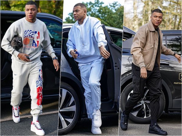 Le style vestimentaire de Mbappé. Photo : Instagram