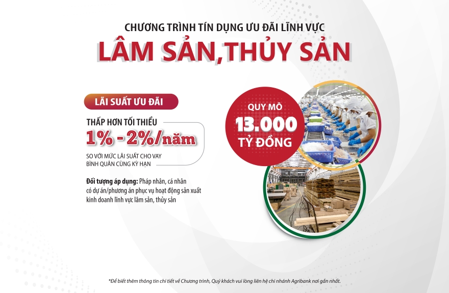 Agribank tăng quy mô tín dụng ưu đãi lĩnh vực lâm, thủy sản lên 13.000 tỷ đồng- Ảnh 2.