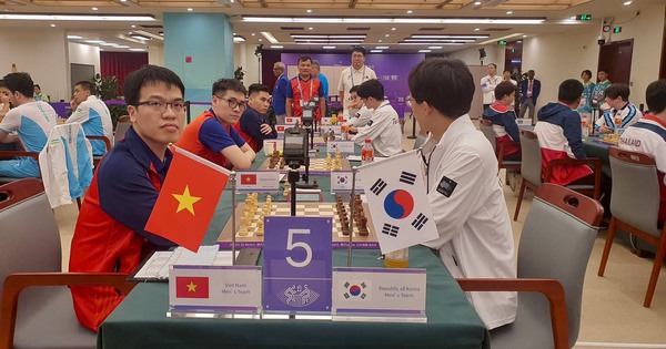 Vietnamesisches Schach „kämpft“ gegen chinesisches Team, chinesisches Schach „überholt“ Hongkong