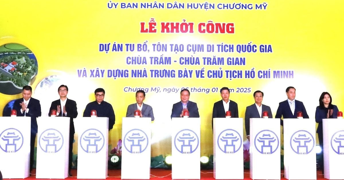 Khởi công dự án tu bổ, tôn tạo Cụm di tích Quốc gia chùa Trầm