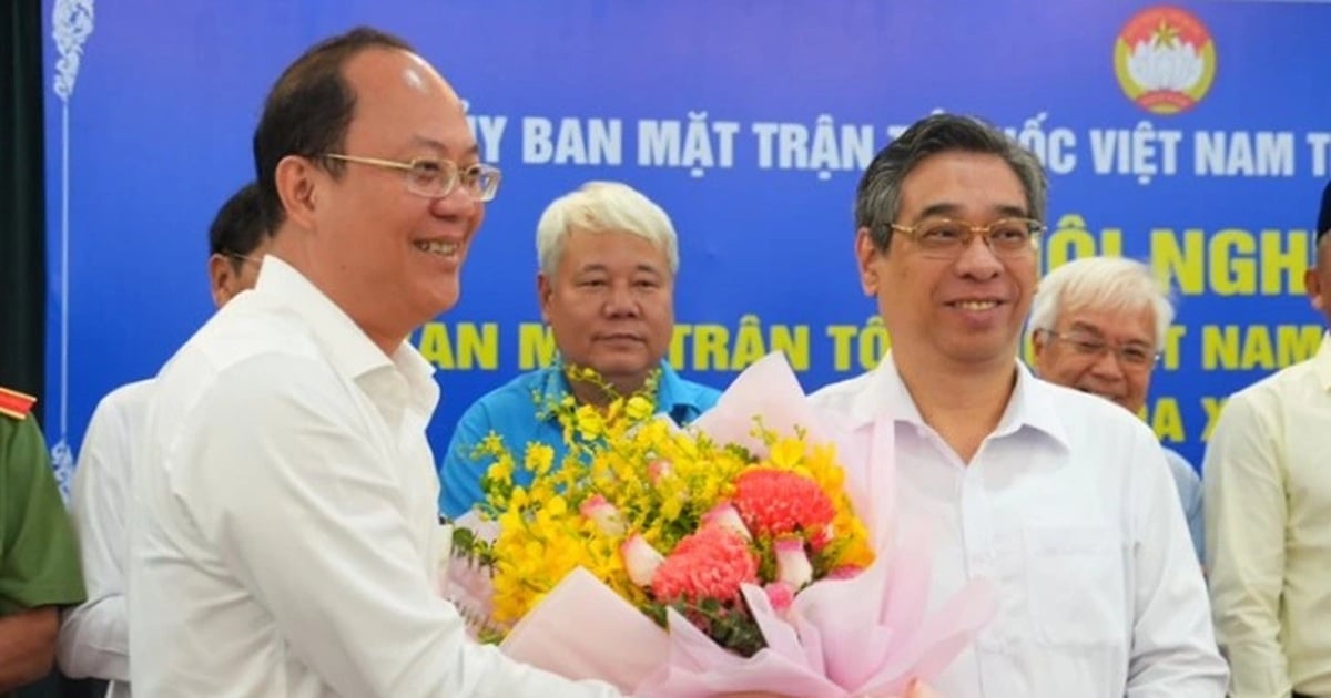 Secrétaire adjoint du Comité du Parti de la ville et président du Comité du Front de la patrie du Vietnam de Ho Chi Minh-Ville