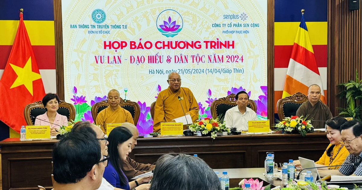 Chương trình Vu Lan - Đạo hiếu & Dân tộc năm 2024: Nén tâm hương tri ân dâng lên các bậc tiền nhân