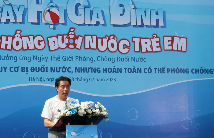 M. Dang Hoa Nam, directeur du Département de l'enfance, a prononcé le discours d'ouverture de l'événement.