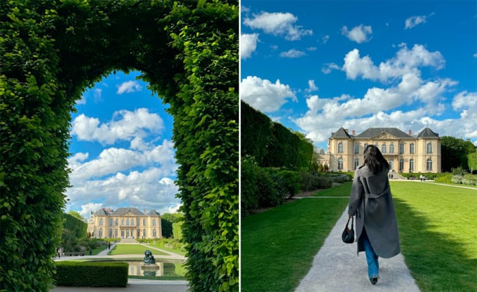 ลิซ่า โพสต์ภาพขณะไปเยี่ยมชม Musée Rodin ภาพ : Instagram/ลิซ่า