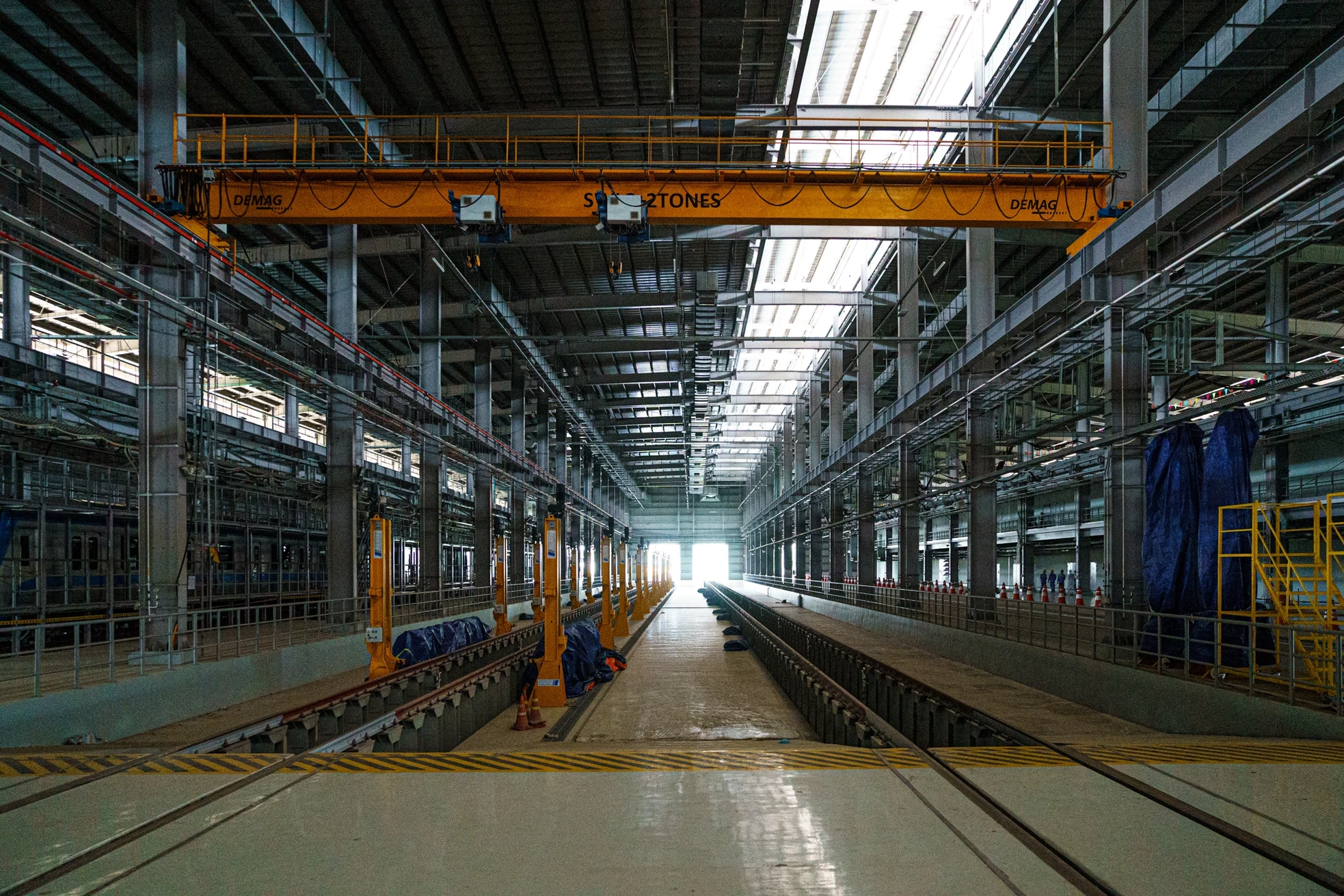 Cận cảnh depot tuyến metro số 1 đã thành hình ảnh 7