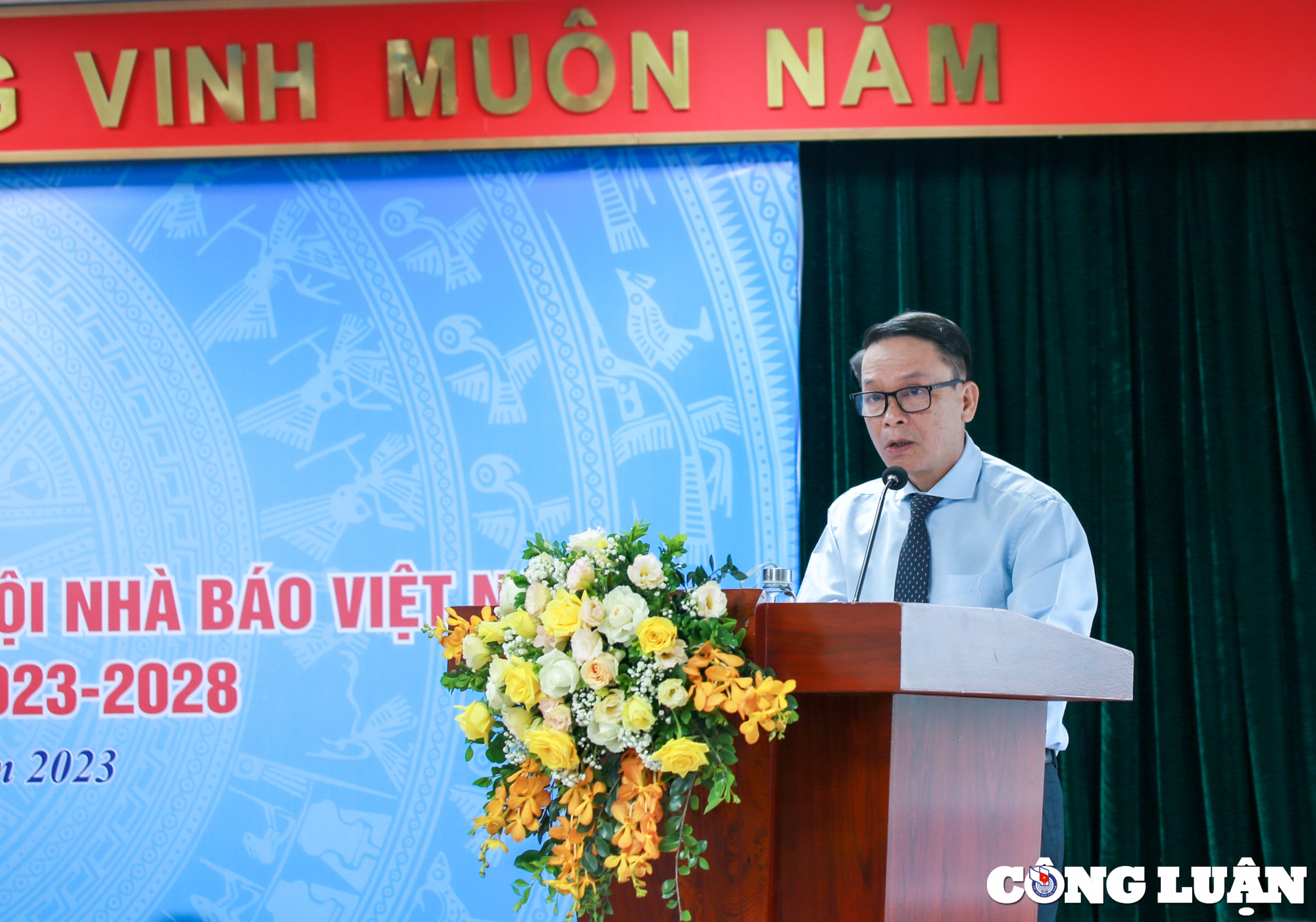 Mr. Le Tran Nguyen Huy was elected Chairman of the Central Committee of the Vietnam Journalists Association for the 2023-2028 term, photo 6