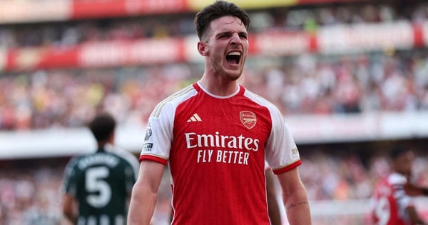 El 'éxito de taquilla' Declan Rice marca en el tiempo de descuento y el Arsenal extiende su racha de victorias contra el MU