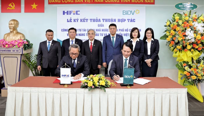 BIDV and HFIC cooperate to promote economic development