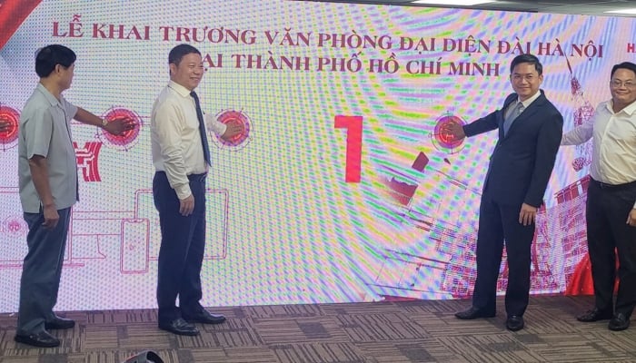 Khai trương Văn phòng đại diện Đài Phát thanh và Truyền hình Hà Nội tại thành phố Hồ Chí Minh