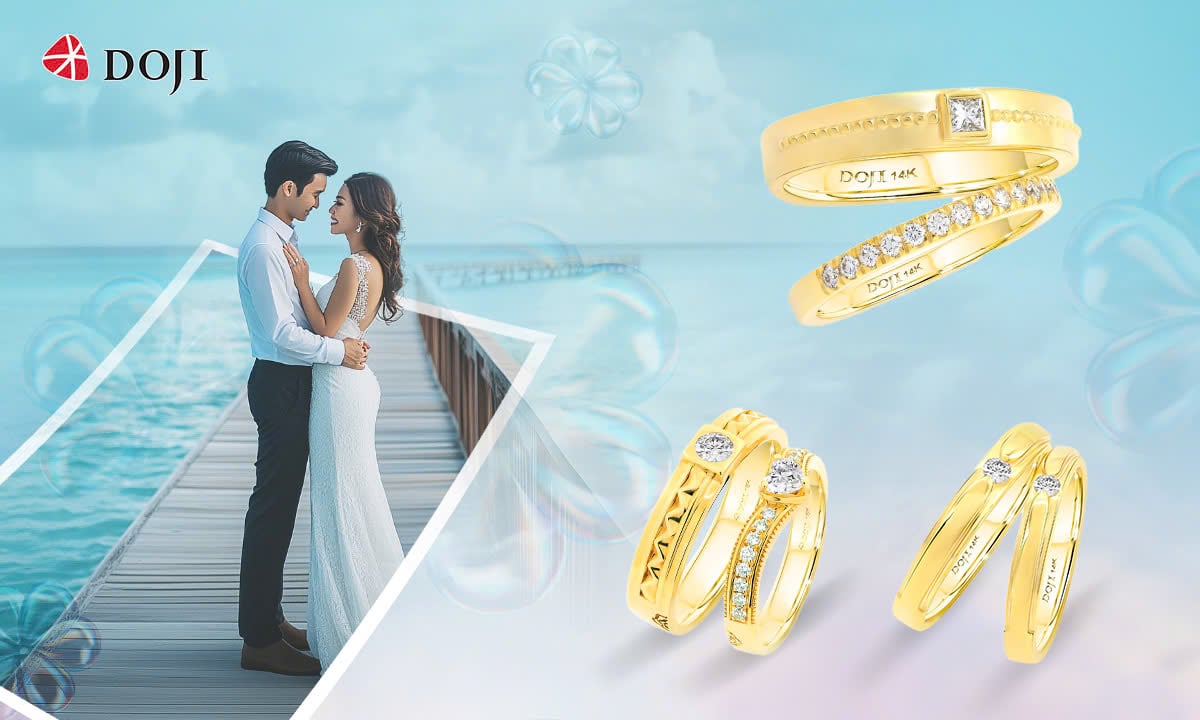 Opportunity to travel to Maldives when buying DOJI wedding jewelry