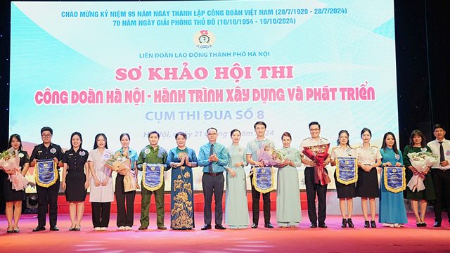 The capital's health sector won first prize in the preliminary round of the Hanoi Trade Union competition.