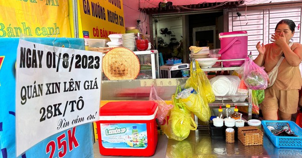 Are rice and noodle shops in Ho Chi Minh City increasing their prices?