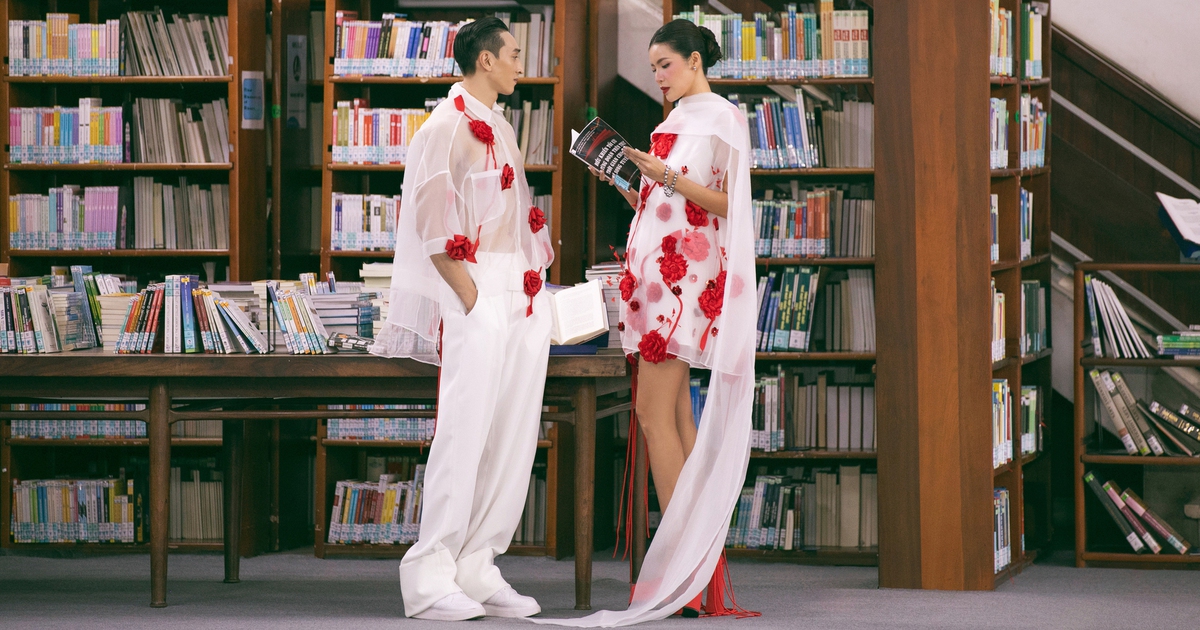 Minh Tu and Ngoc Chau recreate youthful school love