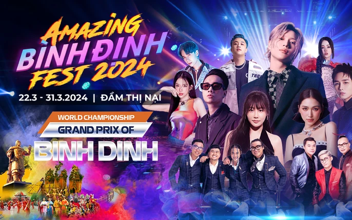 Các hoạt động chính của Tuần lễ Amazing Bình Ðịnh Fest 2024