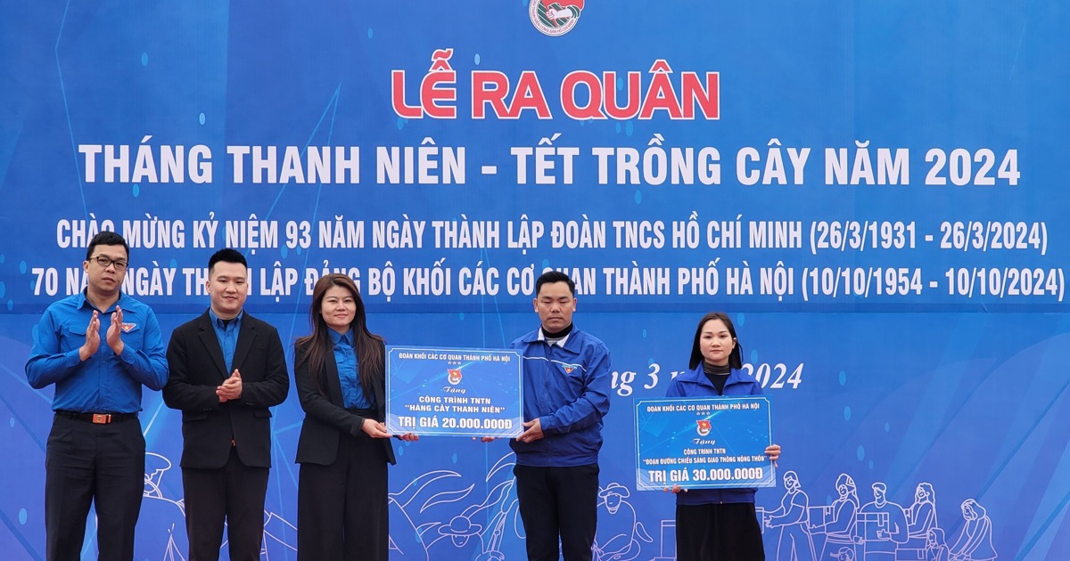 Thanh niên Sóc Sơn, Đoàn khối các cơ quan TP ra quân Tháng thanh niên