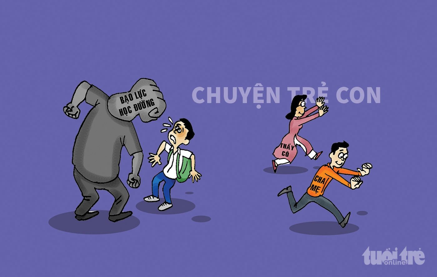 Đừng để trẻ đơn độc đối diện với bạo lực học đường