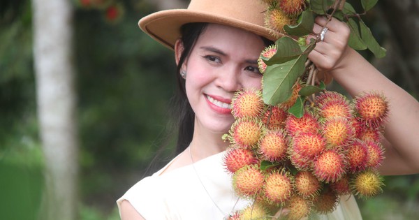 Tons of rambutan served for free at Long Khanh Fruit Festival