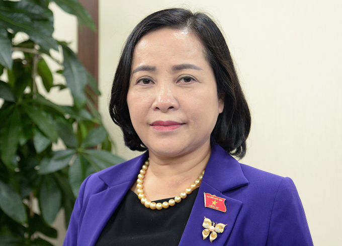 Head of the Delegation Affairs Committee Nguyen Thi Thanh. Photo: Son Ha