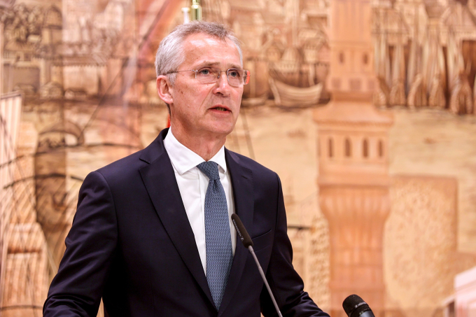 NATO Secretary General Jens Stoltenberg in Istanbul, Türkiye, on June 4. Photo: AFP