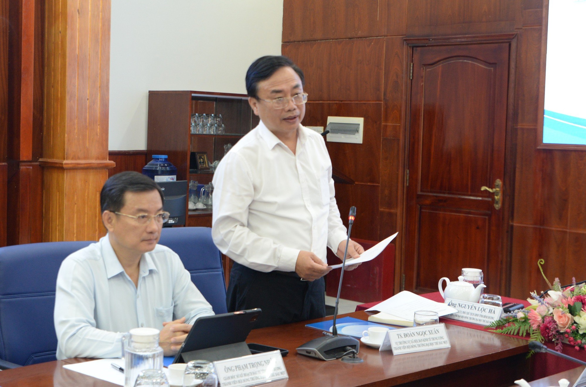 Vụ trường Vụ Kinh tế tổng hợp làm Chủ tịch Hội đồng trường Đại học Thủ Dầu Một - Ảnh 1.
