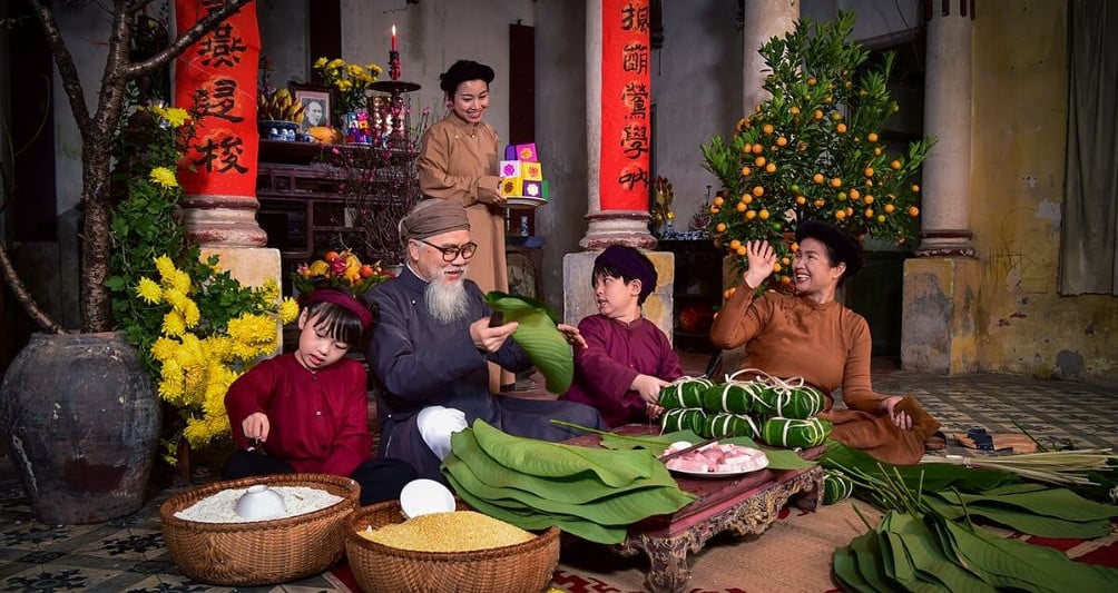 The traditional Vietnamese New Year is a beautiful, brilliant and delicate symphony.