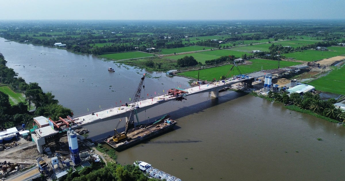 إضافة جسر آخر عبر Vam Co Dong، مما يجعل Long An أقرب إلى الحدود مع مدينة Ho Chi Minh