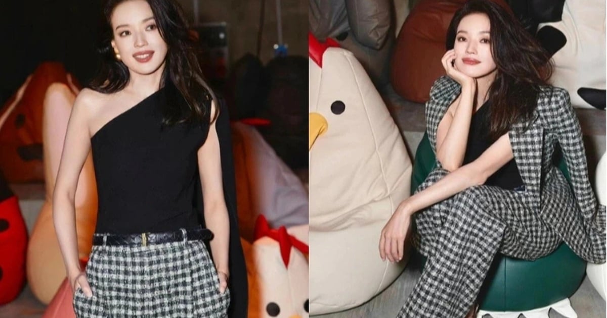 Shu Qi wears off-shoulder shirt, attracts attention with sexy appearance