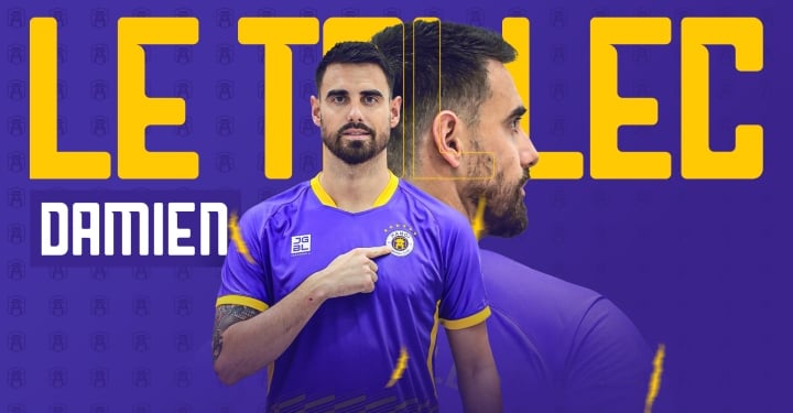 Damien Le Tallec rejoint le Hanoi FC. (Photo : HNFC)