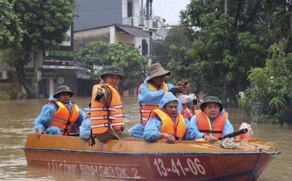 สหรัฐฯ จะให้เงินช่วยเหลือฉุกเฉินมูลค่า 1 ล้านดอลลาร์แก่เวียดนามเพื่อบรรเทาความเสียหายจากพายุหมายเลข 3