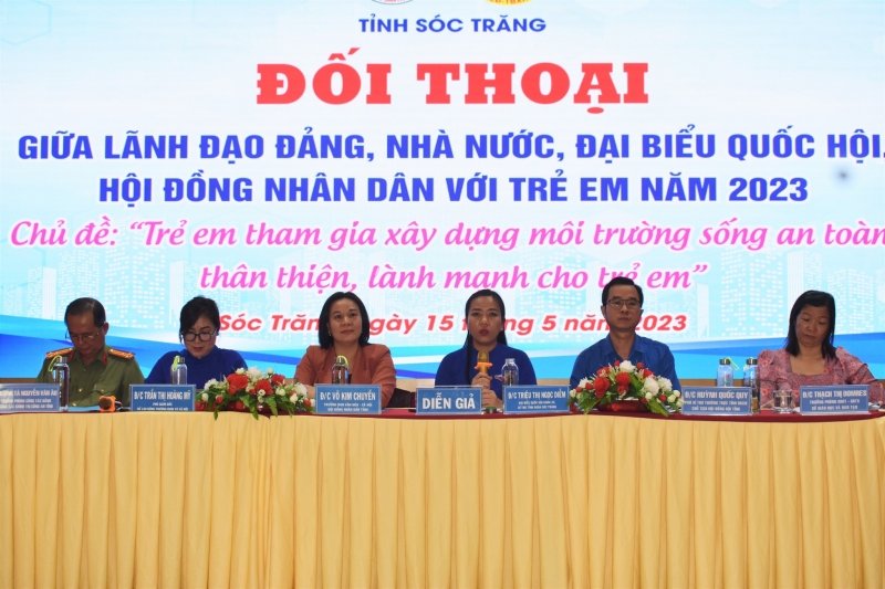 Đối thoại giữa lãnh đạo Đảng, Nhà nước, Đại biểu Quốc hội, Hội đồng Nhân dân với trẻ em năm 2023.