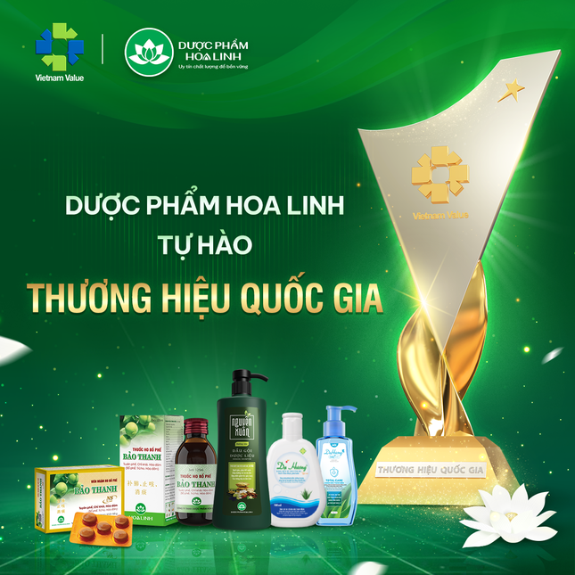 3 thương hiệu của Dược phẩm Hoa Linh đạt chứng nhận thương hiệu Quốc gia ảnh 2