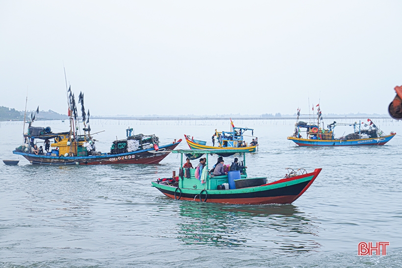 La tasa de barcos pesqueros con certificados de seguridad técnica en Ha Tinh es baja.