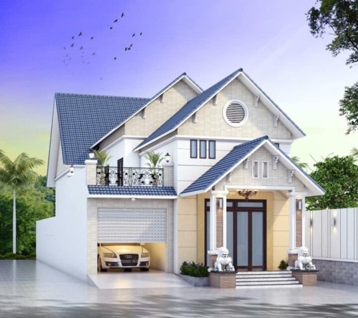 គំរូផ្ទះជាន់ខ្ពស់ 4 ជាន់ដ៏ស្រស់ស្អាតដែលពិបាកនឹងភ្នែកអ្នក - 3