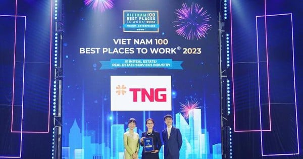 TNG Holdings Vietnam dans le « Top 15 des entreprises typiques avec des ressources humaines heureuses »