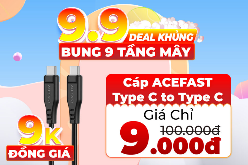 Sản phẩm công nghệ đồng giá từ 9.000 đồng, 99.000 đồng,199.000 đồng...