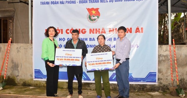 Plantación de árboles y construcción de casas de beneficencia para apoyar a las víctimas de accidentes de tráfico en Hai Phong