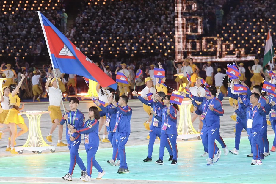 Ấn tượng với lễ khai mạc ASIAD 19 rực rỡ màu sắc - Ảnh 8.