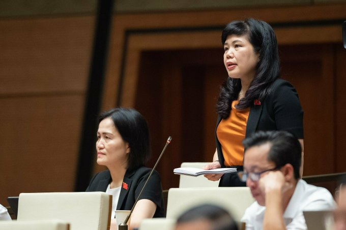 Delegate Nguyen Thi Thu Ha. Photo: National Assembly Media