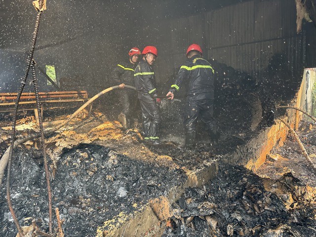 Images of devastation after a large fire at a packaging company in Binh Duong photo 3