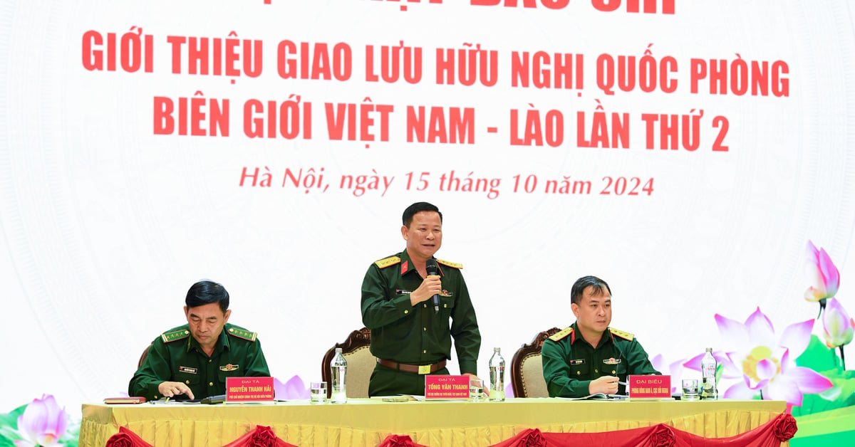 The two defense ministers of Vietnam and Laos are about to meet at the Border Defense Friendship Exchange.