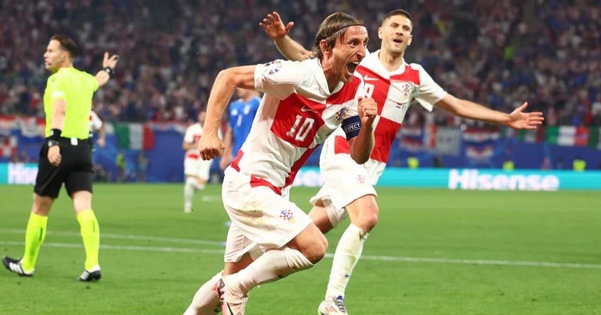 Luka Modric marca un gran récord en un día triste para Croacia