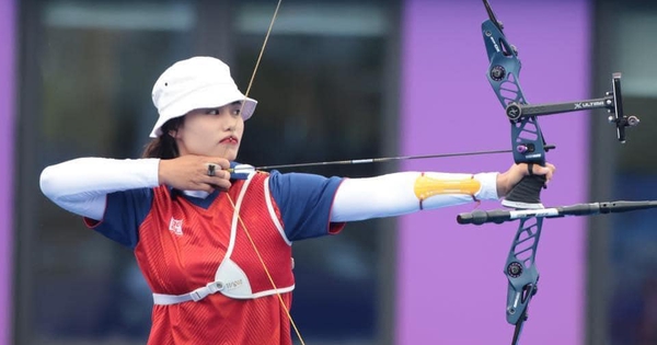 Beautiful female archer helps Vietnam get the 14th ticket to the 2024 Paris Olympics