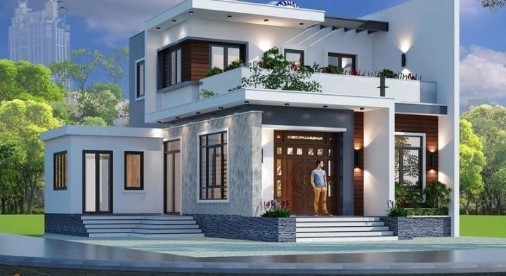 Los modelos de casas con techo plano en forma de L más populares en la actualidad - 6