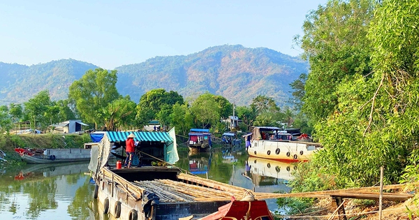 Chợ làng lạ lùng ở An Giang, trên bến dưới thuyền, tấp nập cả năm chỉ bán cây tầm vông thẳng tuột